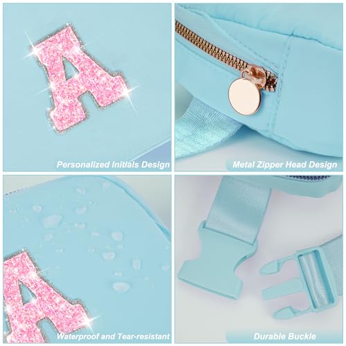 Image of Uygafly Gift for Teen Girls Kids Daughter Her - Birthday Gifts for 3 4 5 6 7 8 9 10 11 12 13 Year Old Girls,Fanny Pack Crossbody Bag Purse Belt Bag Cute Trendy Stuff | Blue,A