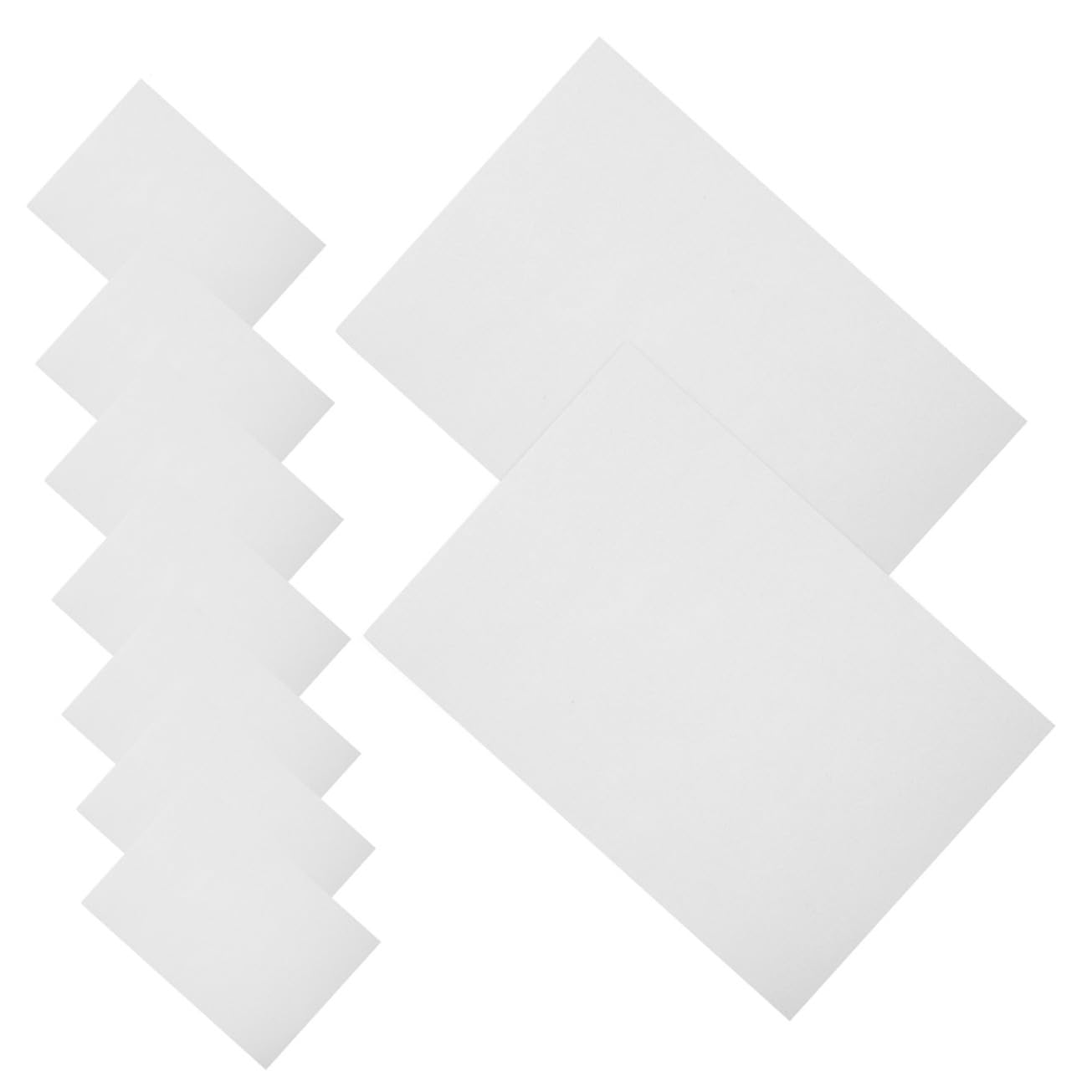 HEALSOPTHY Weißes Aquarellpapier Geeignet für Graffiti und Malen mit Wasserfarben Papierqualität 100 Blatt 160g/m² für Kinder und Künstler zu Hause