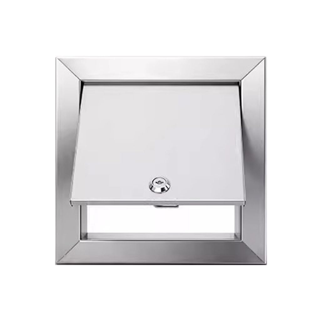 Compuerta de fácil acceso con cerradura panel de revisión en acero inoxidable para falso techo