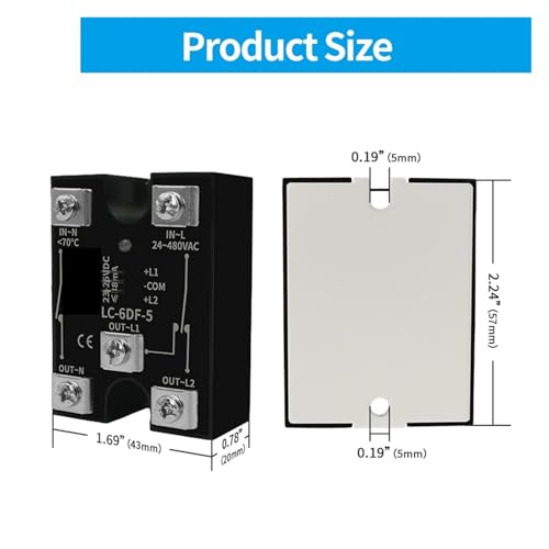 Module de relais inverseur de moteur monophasé 24V AC 220V - 5