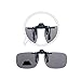 Clip On Sunglasses Polarized Driving Glasses,Shileded Retro Night Vision Outdoor