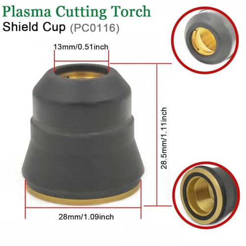 Diffuseur PE0106 et buses pour torche plasma S45 pour atelier de ferronnerie