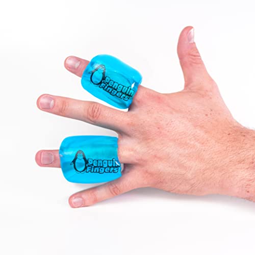 Finger Ice Pack Finger and Toe Cold Gel Reusable Cryotherapy Compression Sleeve for Injuries Arthritis Tendonitis Gout or Sprains No-Toxins and Latex Free.