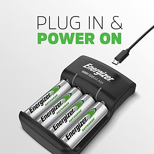 Energizer ładowarka baterie AA i AAA, podstawowe ładowanie (2 baterie AA w zestawie)