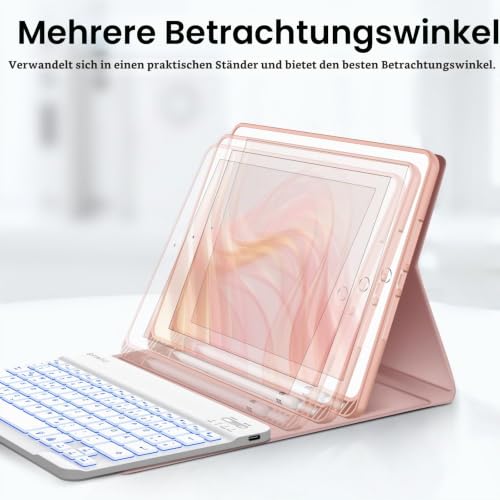 FINTIE Hülle mit Tastatur für iPad 9./8./7. Generation (10.2 Zoll) – Ansicht 3