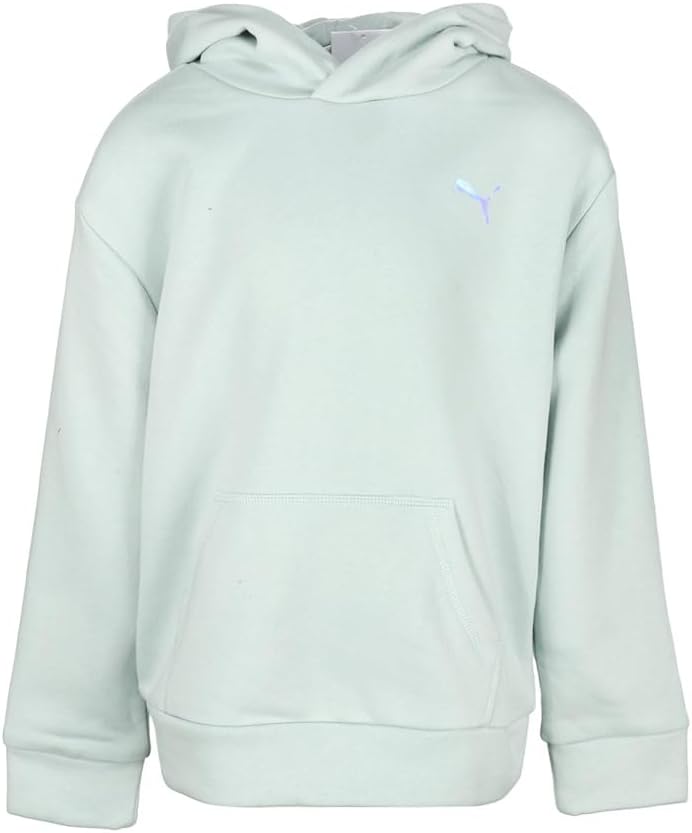PUMA Kids Girls Core Pack Fleece Hoodie Casual Outerwear Casual - Green