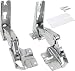 UTIZ Door Hinges For Bosch Neff Siemens Integrated Fridge Freezer 481147 Left or Right Side (Pack of 2)