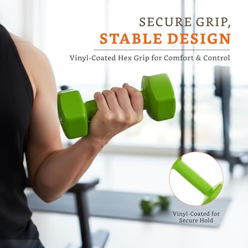 Image of Amazon Brand - Solimo Vinyl Dumbbell