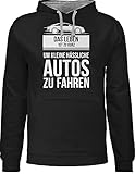 Autos Grafik: Das Thema Motorsport erfreut sich immer größer werdender Beliebtheit und du bist auf der Suche nach passenden pullis dazu. Hast du nach „pulli männer coole sprüche“ gesucht? Dann ist dieses lustige Motiv im Fun-Look garantiert perfekt für dich. „Das Leben ist zu kurz um kleine hässliche Autos zu fahren“ ist ein cooles Statement und außerdem das Highlight zu jedem Anlass