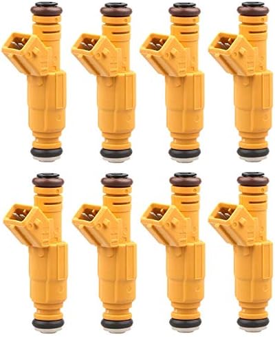0280155710 0280155746 0280155700 0280155702 852-12162 FJ583 8PCS Fuel Injectors Compatible with 1987-1998 For-d Mercur-y 4.6L 5.0L 6.8L