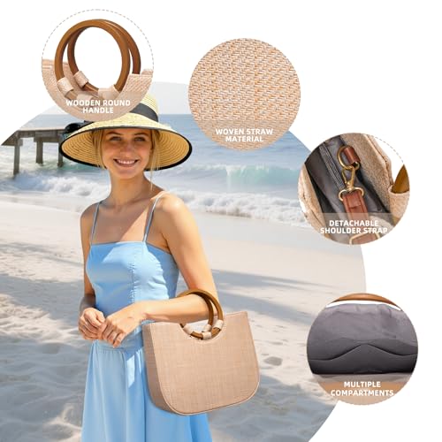 Bolso Larcenciel Hobo de Cuero Ante Marrón para Mujer miniatura 4