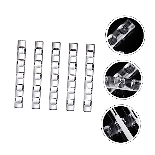 Soporte acrílico para 5 pinceles de manicura miniatura 6