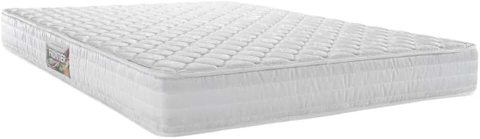 Colchão Composto Herval Queen Frontier, 17x158x198 cm, Bordado