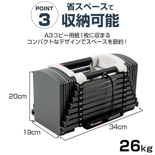 SKK ブロックダンベル 26kg×2