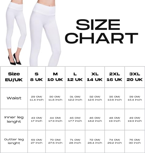 dameslegging, 3/4-model, van katoen, hoge taille, cropped, met buikcontrole, yogabroek voor dames, geschikt voor sport, workout, fitness, activewear - Afbeelding 6