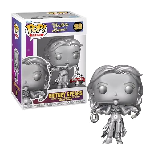 Funko Pop! Rocks: Britney Spears - Slave 4U - Metallic - Figurine en Vinyle à Collectionner - Idée de Cadeau - Produits Officiels - Jouets pour Les Enfants et Adultes - Music Fans