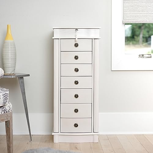 Hives and Honey Noelle Standing Jewelry Armoire,...