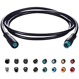 【Product Model】:5pin cable extender, female to male. 【Waterproof Connector】: This electric bike extension cable is a female to male plug,designed with waterproof connector. 【Universal Compatibility】: Dual-ended waterproof cable, which can be used for...