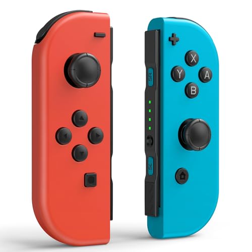 XYCZXIKEC Replacement for Nintendo Switch Controller, Left and Right Switch Wireless Controllers Compatible with Switch/Lite/OLED, Support Motion Control/Wake-up/Dual Vibration