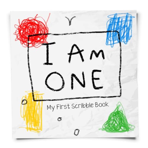 Image of I Am One: Scribble Book with Blank Drawing Pages for 1 Year Old Boys and Girls, Keepsake Gift for Babies