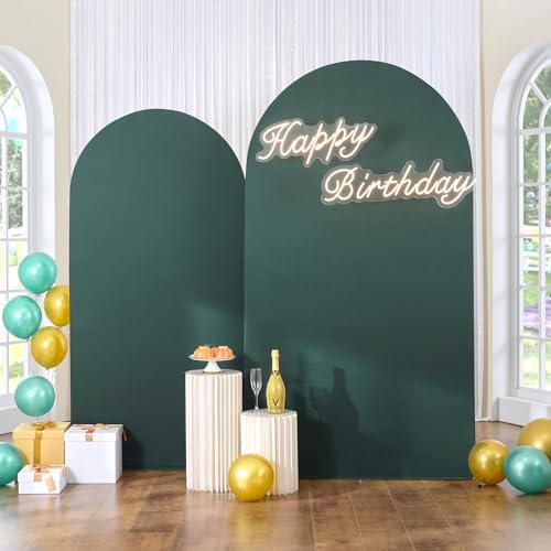Arche de mariage housse de fond vert élasthanne décor fête