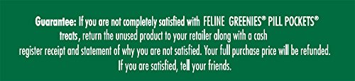 Greenies Feline Pill Pockets Cat Treats, (2), 1.6 Oz. Bags (90 Treats) #TOP6