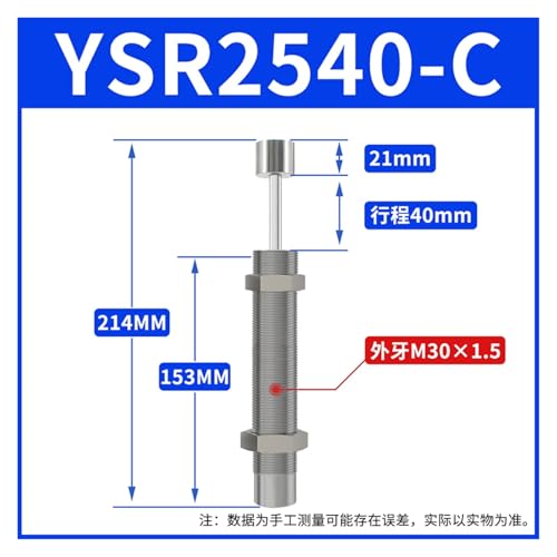 Tampon hydraulique YSR16-20 à haute capacité d'absorption - 2