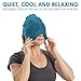 Aculief Headache, Migraine, & Stress Relief Hat - Natural Ice Mask for Tension & Muscle Pain – Supports Relaxation, Soreness, Sinus Alleviation, Chemo - Stretchy, Comfortable, & Cool Wearable – Teal
