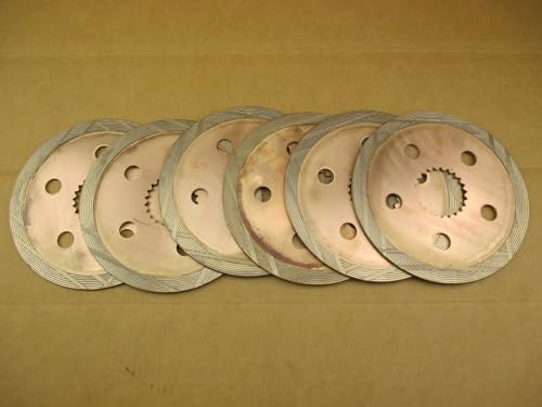 Replacement for fits 6 BRAKE DISCS FOR INDUSTRIAL 345 345C 345D 3550 420 4400 445 450 4500 455