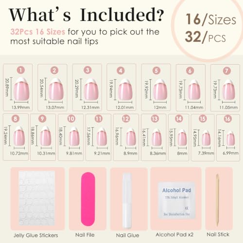 French Tip Press On Nails - image 6