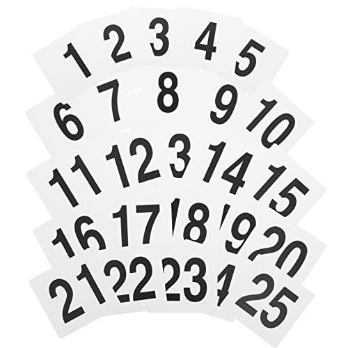 Cabilock 25Pcs Double Sided Table Numbers for Weddings Birthdays and Events Reserved Seating Tent Cards for Restaurants and Celebrations