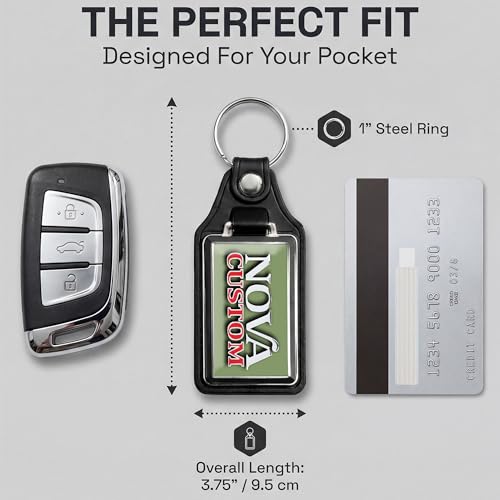 Image of Brotherhood Car Key Chain for Nova - Classic Models Keychain for Men and Women Gift Key Ring