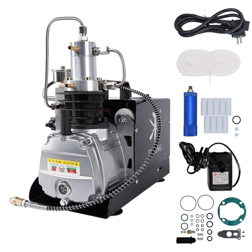 AMPIA APPLICAZIONE: una pompa ad aria elettrica perfetta per pneumatici per auto, pneumatici per biciclette, bombole subacquee, antincendio, paintball, pistole ad aria compressa, rilevamento di perdite, test di tenuta alla pressione, automobili, biciclette, test di impermeabilità dell'aria, test a prova di pressione, ecc. .