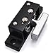 Black Touch-Type Lock Double Roller Catch Cupboard Cabinet Door Latch Home Kitchen Tools 1Pcs(XK826-1)