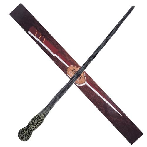 Aomig Zauberstab Erwachsene Zauberer Zubehör Cosplay Props Magic Wand Spielzeug Magischer Zauberstab aus Kunststoff für Zauberer Zauberlehrlinge Kostümzubehör Party Halloween Karneval Weihnachten (I)