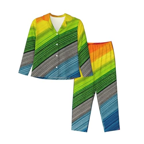 Pyjama manches longues femme contre le froid vêtements nuit doux