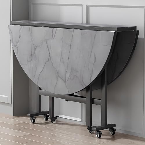 LENNOTHERM Mesa de Comedor Plegable, Mesa de Cocina Plegable, Mesa de Comedor Plegable, Mesa de Cocina Plegable, para Espacios pequeños