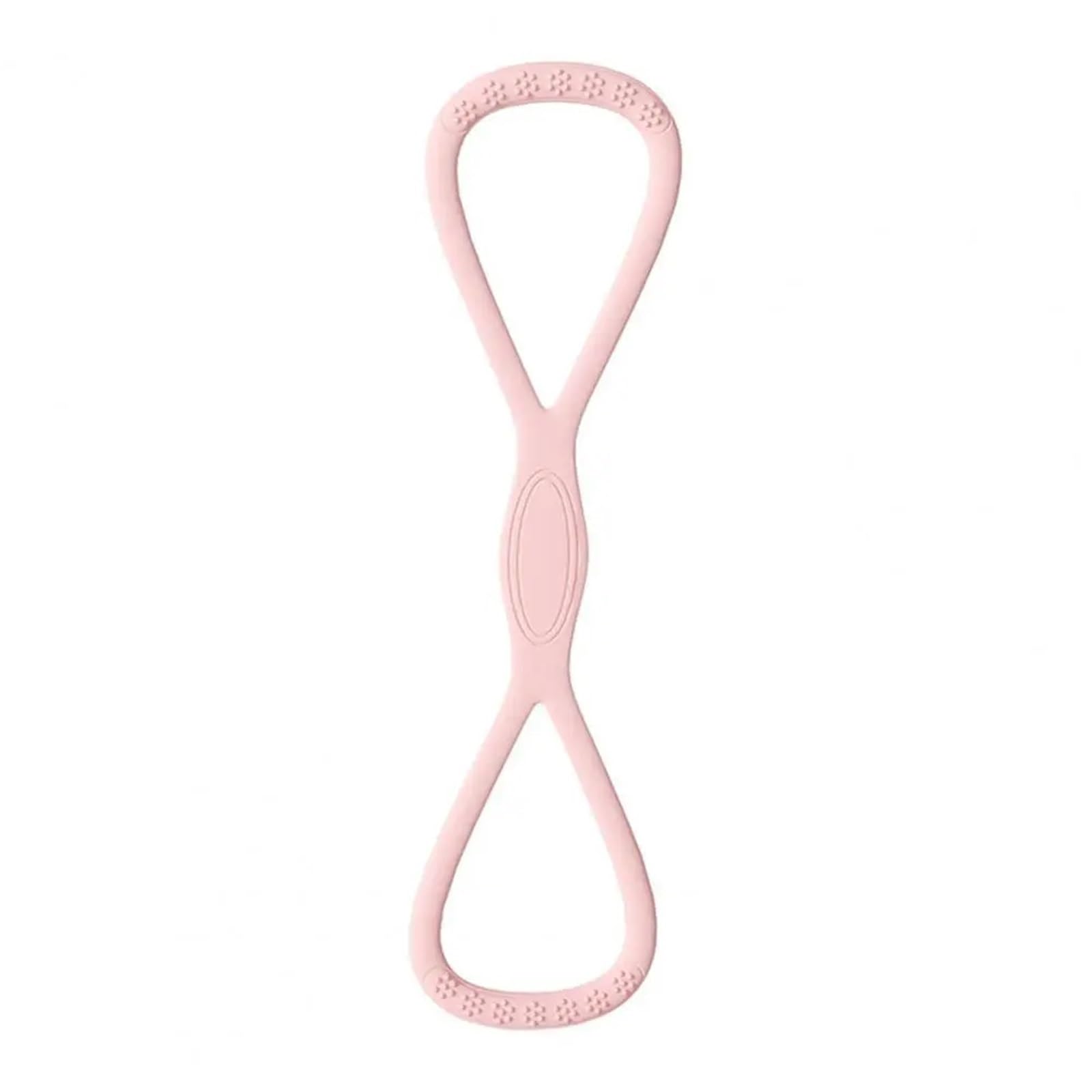 Taśmy oporowe 8 szt. Taśma oporowa do ćwiczeń Antypoślizgowy silikon Mężczyźni Kobiety Ćwiczenia treningowe Elastyczny pasek do treningu mięśni(Pink 15LBS)