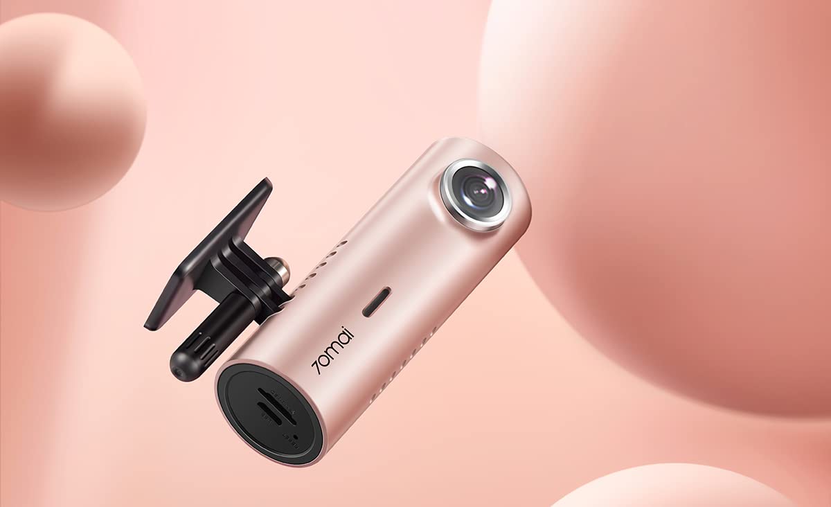 Kamera samochodowa wideorejestrator 70mai M300 1296p 140° język PL ROSE GOLD