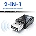 Produktbild ATpart USB Bluetooth Adapter, Bluetooth Sender Empfänger 2 in 1 USB Wireless Audio Adapter 5.0 Auto Handfree MP3 Musik Player