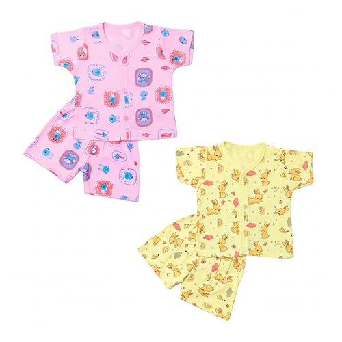 Image of Lil' Shark Baby Cotton T-Shirt & Shorts Set | 100% Pure Cotton Summer Wear for Baby Boys & Girls | Soft, Breathable Infant Casual Outfit | Printed T-Shirt with Shorts Set