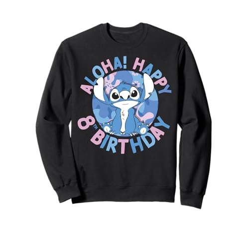 Sweat Lilo & Stitch Aloha idée cadeau anniversaire 8 ans pour enfant fan
