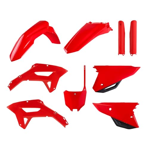 Kit répliques plastiques MX Polisport 91092 couleur OEM pour moto Honda