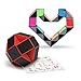 LIKIQ Speed Cube Magic Snake Red Ruler Brain Teaser Skew Toy