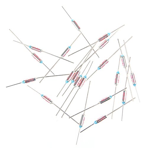 50Pcs Thermal Cutoffs Fuse 216C Degrees 250V 15A Metal Temperature Breakers Fuse RY Series for Circuits Protection