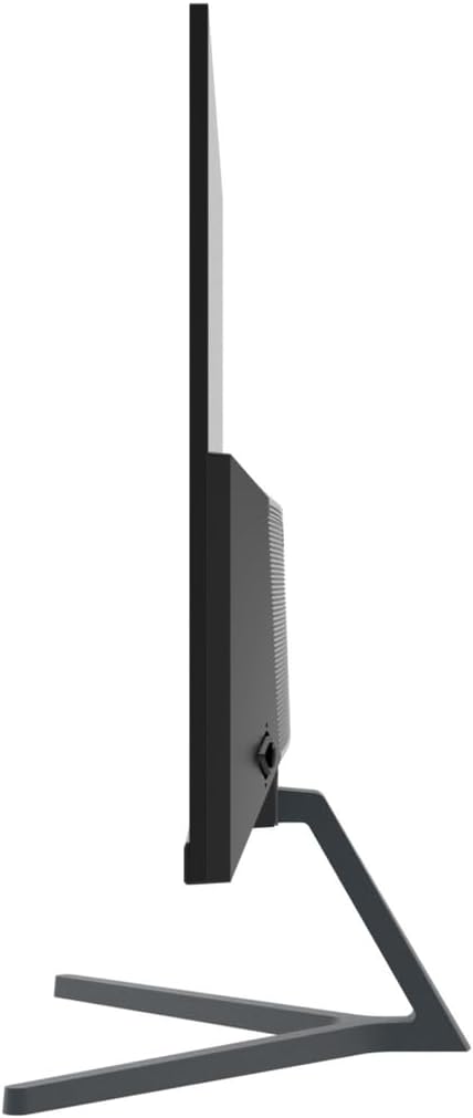 Seite view of the JVC monitor, highlighting its thin profile.