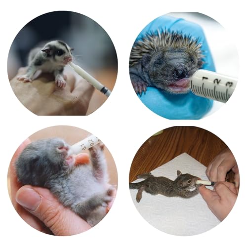 Exotic Nutrition Baby Animal Nursing Set - Milk Replacer Formula, Feeding Syringes, Heating Pad - Sugar Glider, Squirrel, Opossum, Rabbit & Other Mammals