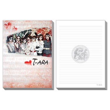 Amazon.co.jp: T-ARA ティアラ 公式グッズ ノート 写真 design3 