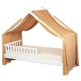 Pour compléter la décoration de la chambre de votre enfant, nous proposons également des pochettes de rangement, des draps housse assortis, des tresses de lit et des parures de lit réversibles Sevira Kids.