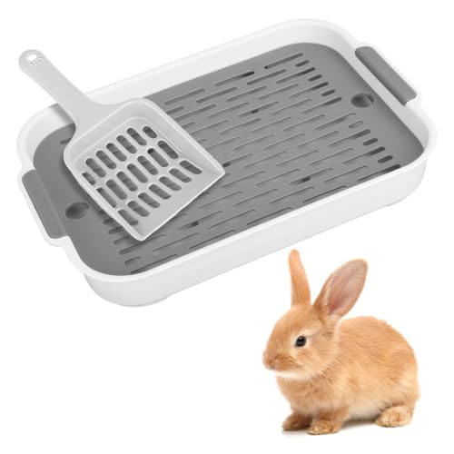 Eckige Nagertoilette mit herausnehmbarem Gitter